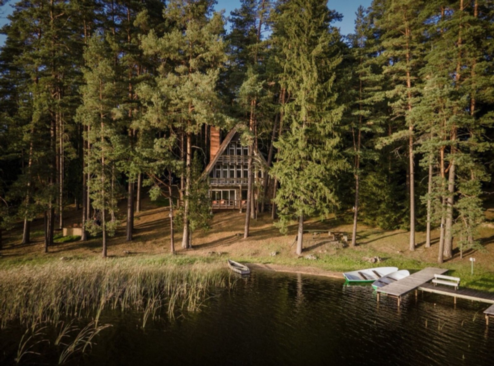 The Embodied Design Retreat venue — a lake house hidden in Labanoras Forest, Lithuania